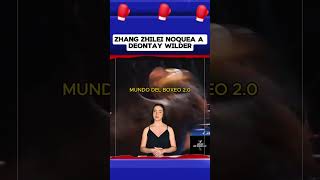 Zhang Zhilei noqueo a Deontay Wilder boxeo boxing box [upl. by Alexander]