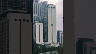 best iconic View in Kualalampur Petronas Twin tower youtubeshorts viralvideo malaysia travel [upl. by Ennayd]