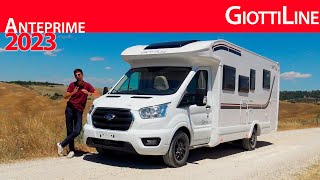 Anteprime camper 2023 Giottiline arrivano gli inediti profilati Compact e la meccanica Ford [upl. by Ardnait]