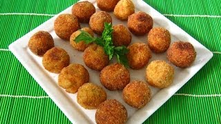 Polpette di patata e salmone  Soft Salmon and Potato Meatballs [upl. by Onabru]