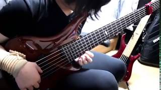 Hiromis Sonicbloom  Deep into the night Tony Grey Bass Solo cover [upl. by Adnima]