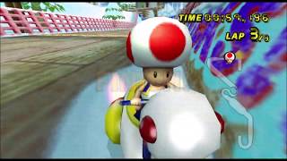 Mario Kart Wii 400cc TAS DKs Snowboard Cross 57196 [upl. by Haakon634]