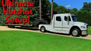 Ultimate Hotshot Setup and Full Tour  CDL Hotshot  hotshottrucking freightliner sportchassis [upl. by Murrell533]