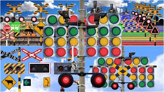 Kumpulan Kereta api kartun Palang pintu kereta api 😂【踏切アニメ】FUMIKIRI 踏切 Railroad crossing train 12 [upl. by Renckens]