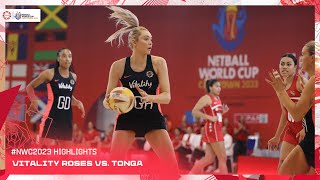 Vitality Roses vs Tonga  Netball World Cup 2023 Highlights [upl. by Irita]