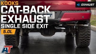 20152017 F150 Kooks CatBack Exhaust 50L Sound Clip amp Install [upl. by Jemina]