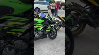 Ninja zx10r vs Ninja 1000 vs Ducati  kawasaki ninjah2r triumph bikestunt bike riding viral [upl. by Ettenig]