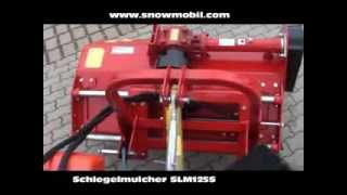 HeckSchlegelmulcher SLM125S für Kleintraktoren mit hydraulischem Seitenverschub und Freilauf [upl. by Delanie]