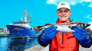 Catching 550000 Pounds Of Fish  Full Commercial Fishing Trip [upl. by Assenal]