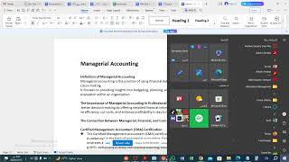 Managerial Accounting Chapter 1 Part 1 [upl. by Christalle]