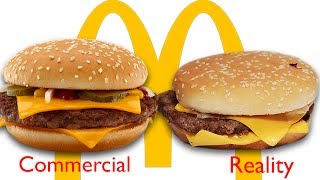 McDonalds Ads vs The Real Thing [upl. by Narol]