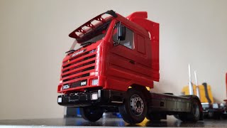 italeri scania 143h 500 cab building italeri [upl. by Eelana932]