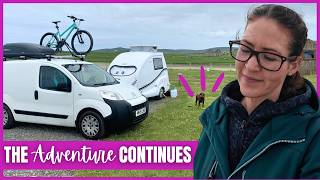 Island Road Trip Moving Campsite with my Dog and GoPod  Outer Hebrides Part 17  VLOG 36 [upl. by Schindler]