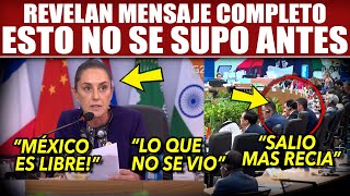 MARTES BOOM ESTO NO SE DIJO ¡DISCURSO COMPLETO DE CLAUDIA ALAZRAKI TRUENA VS LA PRESIDENTA [upl. by Ahsita]