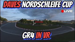 GT7  Daves Nordschleife Cup in VR  Gr4 Ferrari 458 [upl. by Ennylcaj]