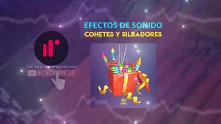 SFX Efectos de Sonido Cohetes Silbadores AUDIO WAV HD Fireworks [upl. by Anaitat69]