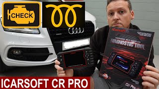 iCarsoft CR Pro OBD2 Scan Tool Check Engine amp Glowplug DiagnoseReset for VAG Audi VW Seat SKoda [upl. by Celina]