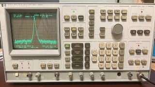 HP 3585A Spectrum Analyzer Part 2 [upl. by Ellicec]