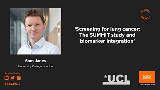 Sam Janes at the Breath Biopsy Conference 2021 [upl. by Aslam]