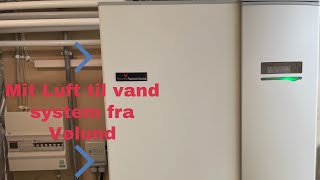 Vølund Luft til vand Varmepumpe [upl. by Olnek]