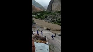 Mudslides Caught on Camera Landslides in Argentina People Shockedmudslides landslides shorts [upl. by Hathaway]