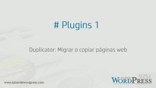 Duplicator Migrar y copiar páginas de Wordpress [upl. by Latsyrcal]