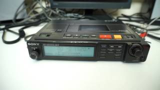 Sony TCDD10 Pro II DAT Digital Audio Tape Portable Recorder [upl. by Kerstin]