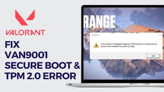 How To Fix Secure Boot amp TPM 20 Error In Valorant Enable  Full Guide [upl. by Agnese]