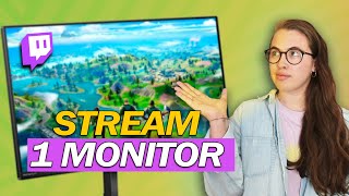 💥Como hacer STREAM con 1 MONITOR  2022 [upl. by Naimerej]