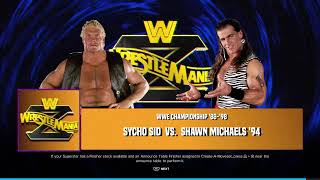 WWE 2K24 PS5  Sycho Sid vs Shawn Michaels Gameplay  WWF Championship [upl. by Toback]