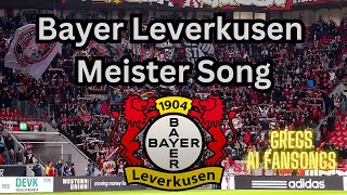 Bayer 04 Leverkusen  Meister Song Fansong [upl. by Atnoek149]