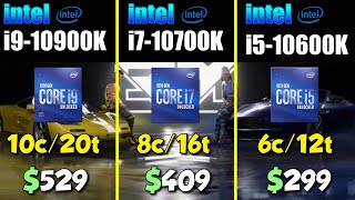 i910900K vs i710700K vs i510600K [upl. by Jeane661]