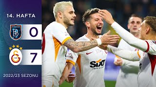 Medipol Başakşehir 07 Galatasaray  14 Hafta  202223 [upl. by Dietsche]