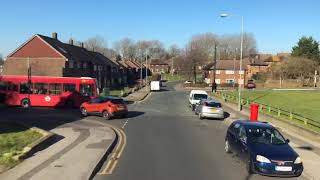 Full route visual R9 Orpington station Ramsden Estate circular [upl. by Sigfried]