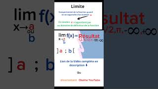 Les limitates de la fonction exponentielle maths mathematiques fonction analyse [upl. by Killion793]