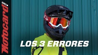 ¡Los 3 ERRORES más comunes en tu primer día de MOTOCROSS [upl. by Maye]