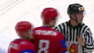 JVM 2014  slutsingnalen Sverige vs Ryssland Fight [upl. by Samul309]