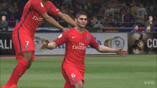 PES 2017  FC Barcelona vs PSG  Gameplay PC HD 1080p60FPS [upl. by Akeret41]