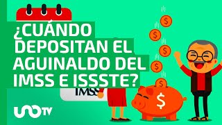 Se avecina el pago del aguinaldo ¿Cuándo lo pueden cobrar los pensionados del IMSS e ISSSTE [upl. by Price]