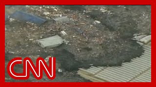 Watch a massive tsunami engulf entire towns in Japan 2011 [upl. by Silloc812]