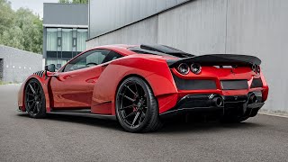 Novitec Ferrari F8 NLargo only exhaust sound [upl. by Ettenot]