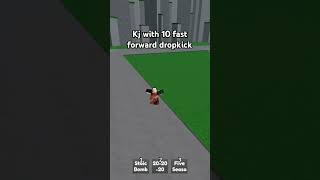 kj with fast forward speed dropkick with monster roblox short [upl. by Anigar]