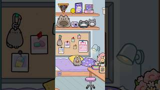 Pusheen Dorm Room 📚🐱 PusheenTheCat tocaboca tocaboca pusheen tocabocaworld [upl. by Yra]