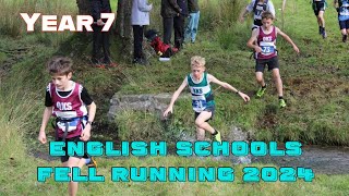 Y7 English Schools Fell Running Championship 2024 [upl. by Gracie]