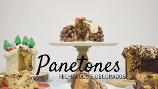 PANETONE RECHEADO E DECORADO  iniciantes ♡ ESPECIAL de NATAL ♡ BELLARIA CHOCOLATIER [upl. by Chas870]