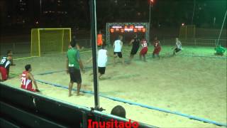 Beach Handball Handebol de Areia Balonmano Playa Gol Inusitado [upl. by Yole]