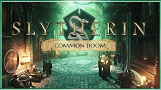 The Slytherin Dungeons Common Room ◈ Ambience amp Soft Music [upl. by Dutchman]