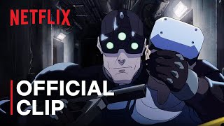 Captain Laserhawk A Blood Dragon Remix  Splinter Cell Sam Fisher  Official Clip  Netflix [upl. by Icyac912]