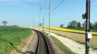 【フランス・スイス】 バーゼル市電で国境越え 後方展望 In tram of Basel from France to Switzerland 20144 [upl. by Malley]