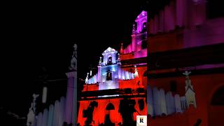 CHURCH LIGHT DESIGNING PAR LIGHT SHOW  RAJA PRO DJ SOUND LIGHTING  KANYAKUMARI [upl. by Anala682]